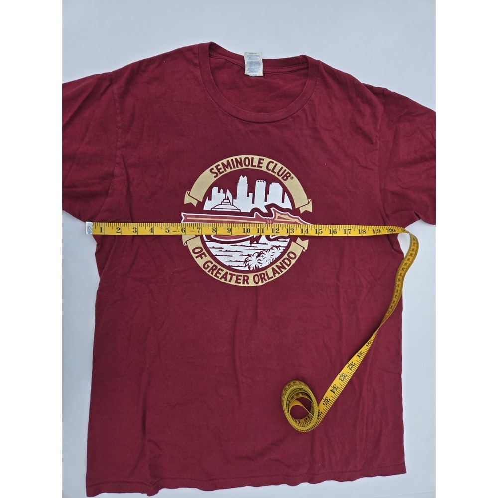 Seminole Club of Greater Orlando T Shirt Mens Large Red Graphic Tee Cotton‎ - Picture 6 of 8
